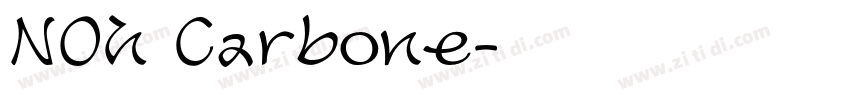 NOh Carbone字体转换